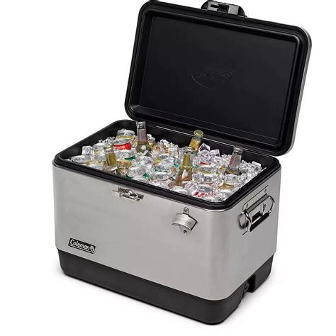 stainless steel cooler box|coleman polylite 54.